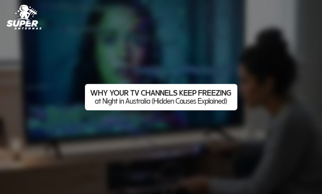 Why Your TV Channels Keep Freezing at Night in Australia (Hidden Causes Explained)